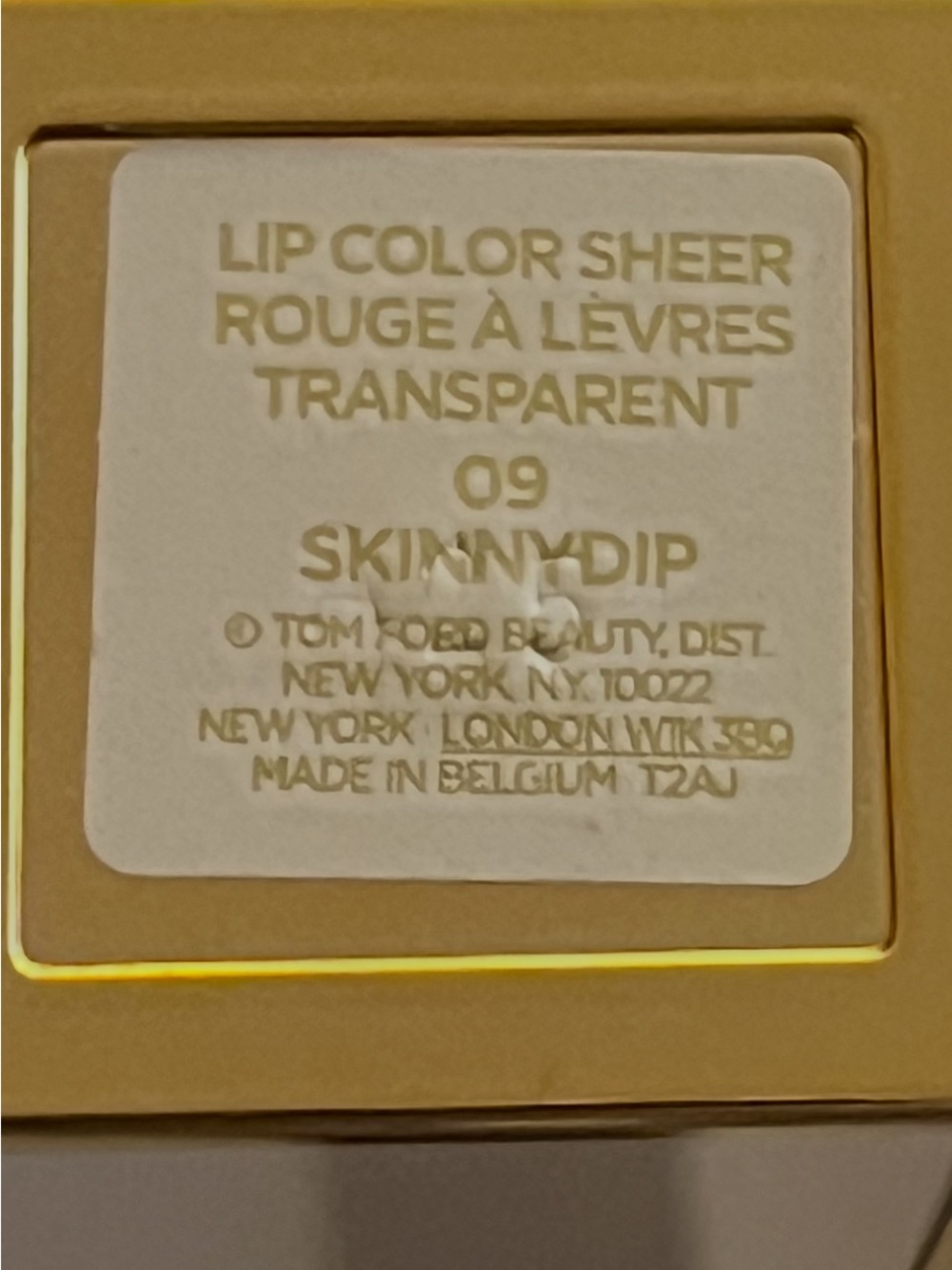 Tom Ford lipstick 09 Skinny Dip - Picture 4 of 5